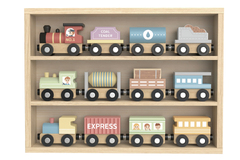 MY FOREST FRIENDS WOODEN TRAIN & CARRIAGE SET