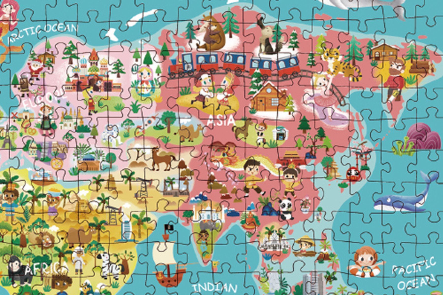 Jigsaw puzzle World Map  Tips for original gifts