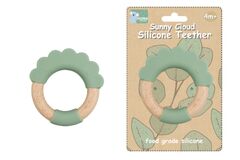 SILICONE TEETHER CLOUD GREEN
