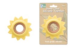 SILICONE TEETHER SUN YELLOW