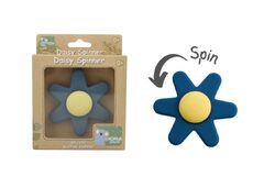SILICONE DAISY SPINNER BLUE