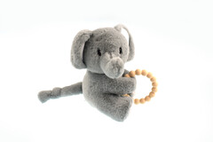 SNUGGLE PAL ELLIS ELEPHANT WITH SILICONE TEETHING RING