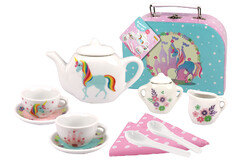 UNICORN PORCELAIN TEA SET 13PCS