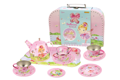 BALLERINA TIN TEA SET IN SUITCASE