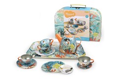 MERMAID TIN TEA SET IN SUITCASE