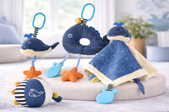 SNUGGLE BUDDY SPLASHY WHALE PACK OF 4