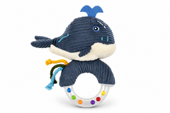 SNUGGLE BUDDY SPLASHY WHALE RING RATTLE