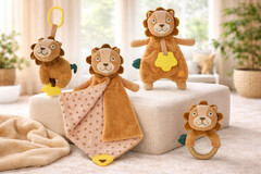 SNUGGLE BUDDY HUGSWORTH LION PACK PACK OF 4