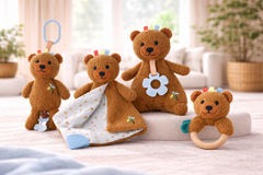 SNUGGLE BUDDY MAPLE BEAR PACK PACK OF 4