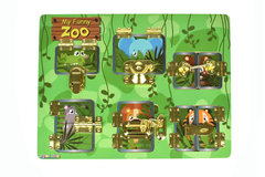 MY FUNNY ZOO LATCHES PUZZLE