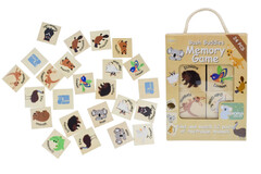 BUSH BUDDIES WOODEN MEMORY GAME AUSTRALIAN ANIMAL