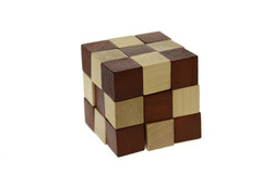 SNAKE SOMA CUBE 5CM BRAINTEASER PUZZLE
