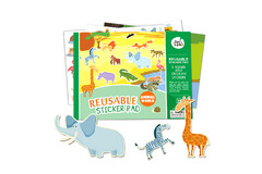 REUSABLE STICKER PAD SET - ANIMAL WORLD