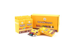 WASHABLE CRAYONS BULK SET 12pcs -8pk