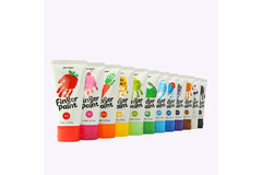 FINGER PAINT - 12 COLOURS CRAFT KIT