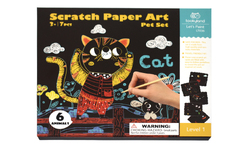 SCRATCH PAPER ART - PET SET CRAFT KIT