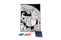 UNICORN VELVET COLOURING CRAFT KIT