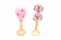 SM HEART MARACA&BELLSTICK SET