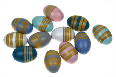 CLASSIC CALM WOODEN EGG SHAKER 6 ASSORTED COLOUR