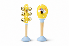 BUZZY DAYS BEE MARACA & BELLSTICK SET