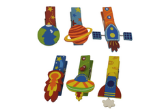 SPACE WOODEN PEG
