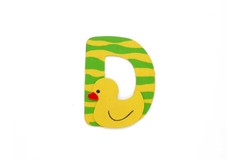 ANIMAL LETTER D GREEN