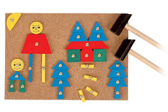 TAP A SHAPE WITH HAMMER AND NAILS