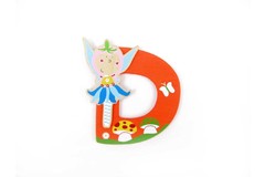 FAIRY LETTER D   ORANGE