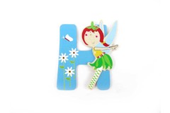 FAIRY LETTER H   BLUE