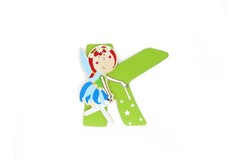 FAIRY LETTER K   GREEN