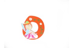 FAIRY LETTER O   ORANGE