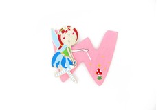 FAIRY LETTER W   PINK