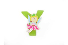 FAIRY LETTER Y 2C PINK & GREEN