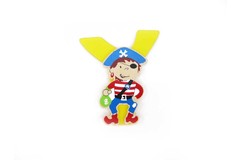 PIRATE LETTER Y   YELLOW
