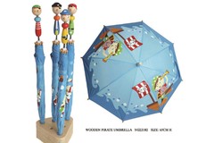 WOODEN PIRATE UMBRELLA