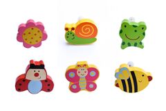 SPRING INSECTS DRAWER KNOBS 6PCS ASSORTED
