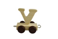 ALPHABET TRAIN - CARRIAGE LETTER V