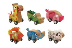 WOODEN ANIMAL PULL BACK