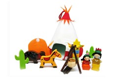 INDIAN TENT PLAYSET