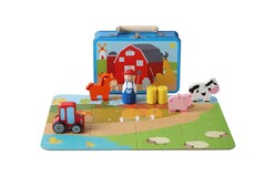 FARM PLAYSET IN TIN CASE