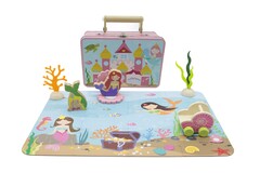 MERMAID PLAYSET IN TIN CASE