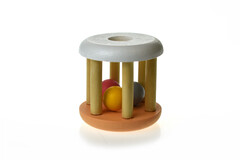 CALM & BREEZY WOODEN RATTLE ORANGE
