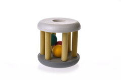 CALM & BREEZY WOODEN RATTLE GREY