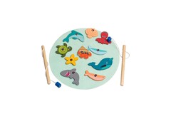 CALM & BREEZY WOODEN FISHING GAME