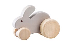 CALM & BREEZY WOODEN RABBIT CAR