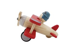 RETRO LGE BIPLANE RED