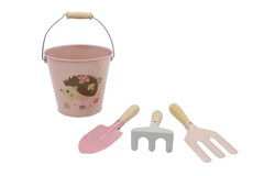 CALM & BREEZY KIDS GARDEN TOOL 4PCS SET PINK