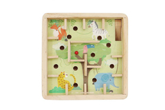 WOODEN JUNGLE ANIMAL LABYRINTH