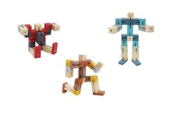 CALM & BREEZY TWIST & LOCK ROBOT CUBE SET OF 3