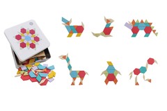 CALM & BREEZY PATTERN BLOCKS IN TIN BOX